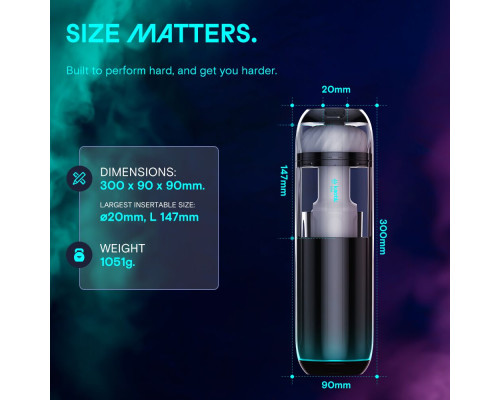Смарт-мастурбатор Kaotik Labs The Cocoon, режим edging, пульсації, підігрів до 42 °C