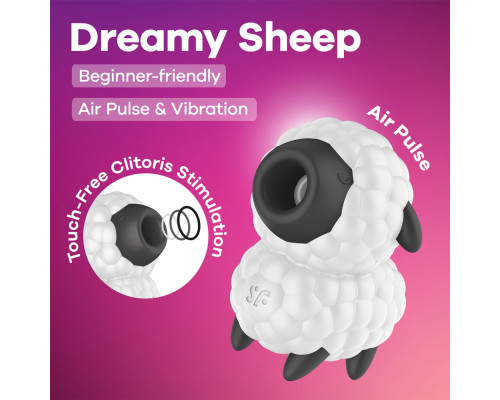 Вакуумний кліторальний стимулятор Satisfyer Dreamy Sheep