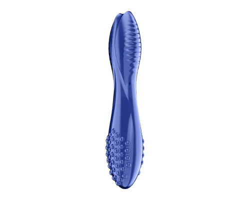 Двосторонній скляний дилдо Satisfyer Dazzling Crystal 2 Blue