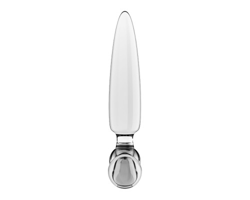 Тристоронній скляний дилдо Satisfyer Triple Crystal 1 Transparent
