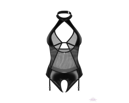 Боді Obsessive Dominna crotchless teddy S/M