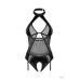 Боді Obsessive Dominna crotchless teddy S/M