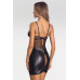 Сорочка Obsessive Dominna chemise & thong 2XL/3XL