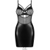 Сорочка Obsessive Dominna chemise & thong 2XL/3XL