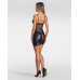 Сорочка Obsessive Dominna chemise & thong 2XL/3XL
