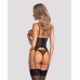 Корсет Obsessive Euridia corset & tanga XL/2XL