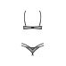 Комплект Obsessive Euridia 2-pcs crotchless set XS/S