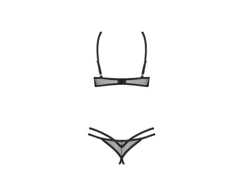Комплект Obsessive Euridia 2-pcs crotchless set XL/2XL