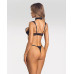 Комплект Obsessive Roccele 2-pcs crotchless set L/XL