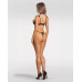 Комплект Obsessive Roccele 2-pcs crotchless set L/XL