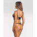 Комплект Obsessive Soranna top & crotchless thong S/M