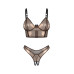 Комплект Obsessive Soranna top & crotchless thong S/M