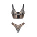 Комплект Obsessive Soranna top & crotchless thong S/M