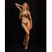 Комплект Obsessive Soranna top & crotchless thong S/M