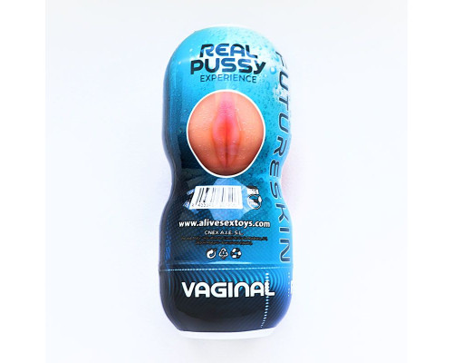Недорогой мастурбатор-вагина Alive Super Realistic Vagina