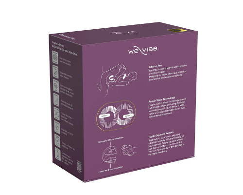Смарт-вібратор для пар We-Vibe Chorus Pro Satin Black