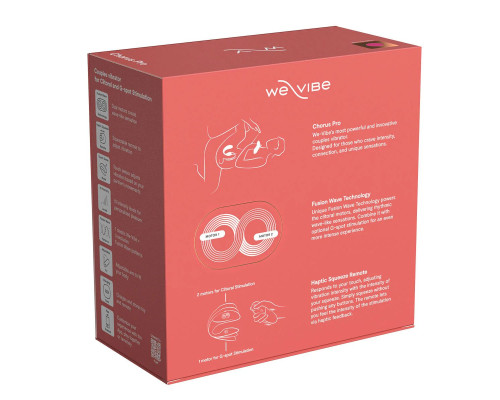 Смарт-вібратор для пар We-Vibe Chorus Pro Electric Pink