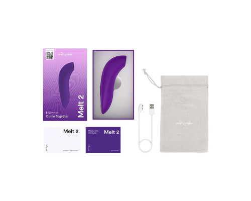 Вакуумний смарт-стимулятор для пар We-Vibe Melt 2 Purple