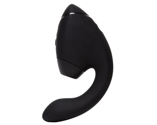 Подвійний вакуумний кліторальний стимулятор з вібрацією Womanizer Next Duo - Black