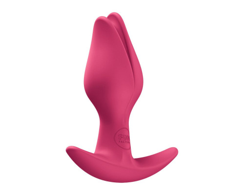 Анальна пробка Fun Factory BOOTIE FEM Raspberry, у вигляді бутона, діаметр 2,9 см, тонкий обмежувач