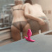 Анальна пробка Fun Factory BOOTIE FEM Raspberry, у вигляді бутона, діаметр 2,9 см, тонкий обмежувач