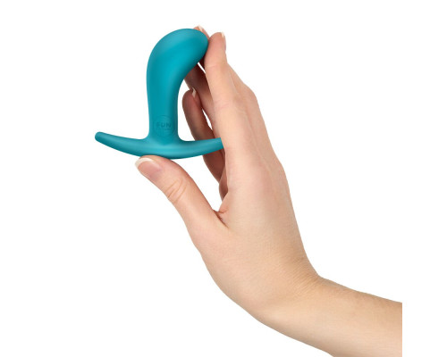 Анальна пробка Fun Factory BOOTIE S Aquamarine, діаметр 2,8 см, тонкий обмежувач