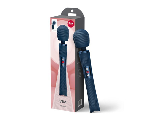 Вібромасажер Fun Factory VIM Vibrating Wand Nightblue, суперпотужний та легкий, до 6 годин роботи