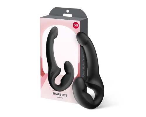 Безремінний страпон Fun Factory SHARE LITE Black, регульований, полегшена модель