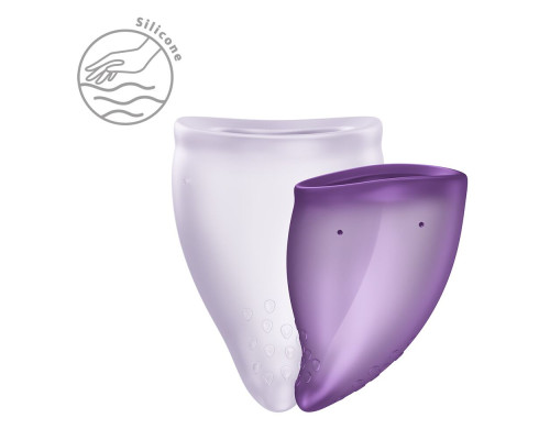 Набір менструальних чаш Fun Factory FUN CUP EXPLORE KIT, 2 шт, Multicolored Violet, об’єми 20 та 30 мл