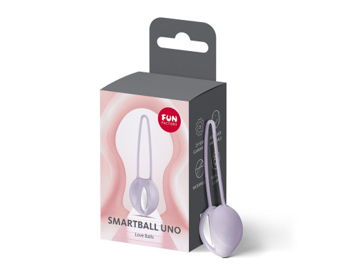 Вагінальна кулька Fun Factory SMARTBALL UNO Purple, одинарна, діаметр 3,6 см