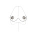 Прикраса на груди Obsessive Kisselie jewelry bra (м'яте паковання!!!)
