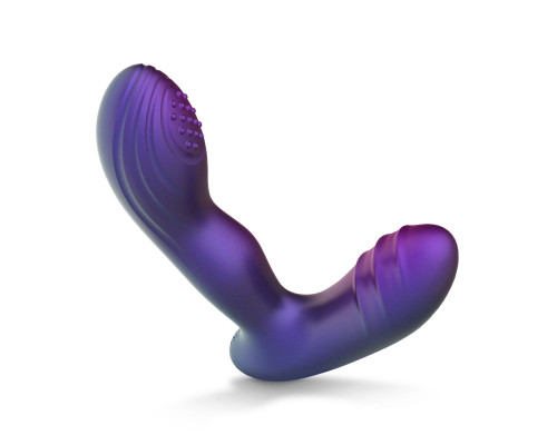Анальна вібропробка з пульсацією Hueman - Galaxy Tapping Buttplug