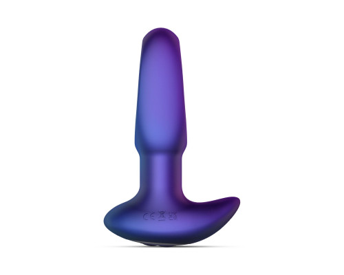 Анальна пробка з віброязичком Hueman - Voyager Butt Plug With Tapping