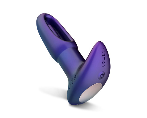 Анальна пробка з віброязичком Hueman - Voyager Butt Plug With Tapping