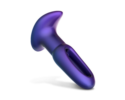 Анальна пробка з віброязичком Hueman - Voyager Butt Plug With Tapping
