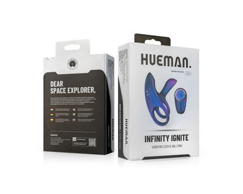 Ерекційне віброкільце Hueman - Infinity Ignite Vibrating Cock Ring