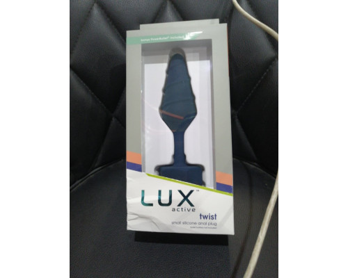 Анальна пробка Lux Active Twist Plug Small Blue (м'яте паковання!!!)