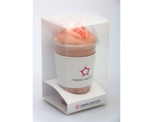 Мастурбатор-вагіна Naked Factory Cup Sleeve V–4, наскрізний