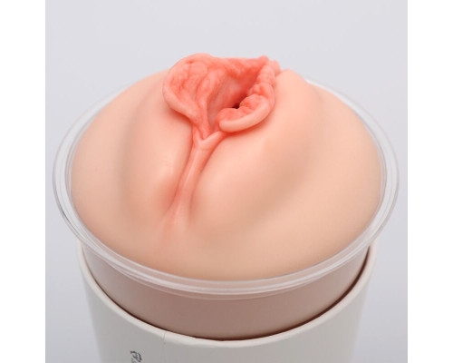 Мастурбатор-вагіна Naked Factory Cup Sleeve V–4, наскрізний