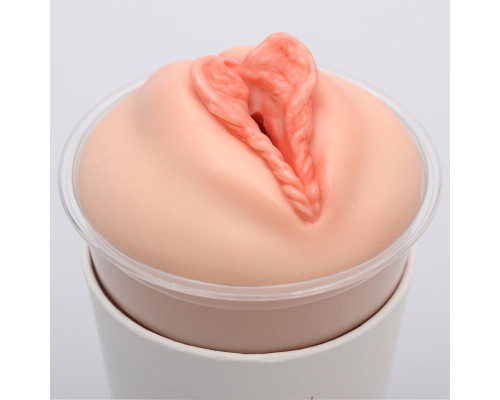 Мастурбатор-вагіна Naked Factory Cup Sleeve V–4, наскрізний