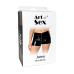Лаковані шортики на блискавці Art of Sex - Jarina, колір чорний, розмір XL