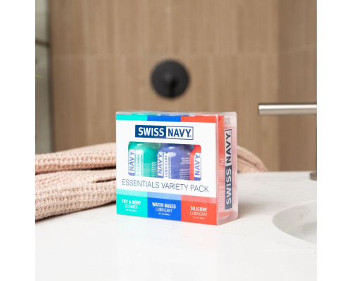Розпродаж!!! Набір Swiss Navy Essentials Variety Pack 3 х 30 мл (термін 21.01.2027)