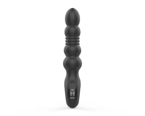 Анальний вібратор з пульсацією Loviss Thor Thrusting Anal Plug, 2 мотори