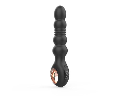 Анальний вібратор з пульсацією Loviss Thor Thrusting Anal Plug, 2 мотори