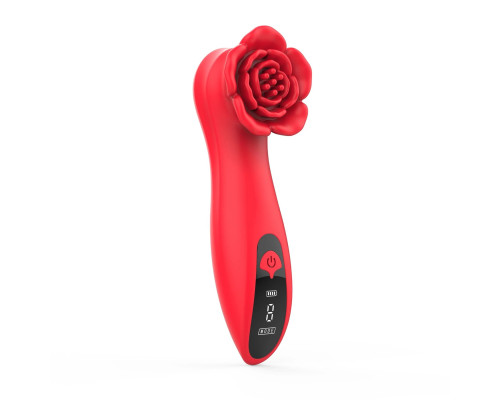 Розкішний вібратор для клітора Loviss Tona Rose Vibrator, у вигляді троянди, 9 режимів