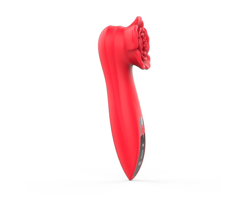 Розкішний вібратор для клітора Loviss Tona Rose Vibrator, у вигляді троянди, 9 режимів