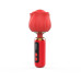 Вібромасажер Loviss Rose Mini Massage Wand Vibrator, головка у вигляді троянди, 9 режимів