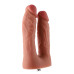 Подвійний фалоімітатор для секс-машин Hismith Silicone Double Penetrator Dildo, система KlicLok