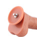 Фалоімітатор для секс-машин Hismith 8.25" Dual-density dildo with veins, система KlicLok