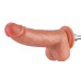 Фалоімітатор для секс-машин Hismith 8.25" Dual-density dildo with veins, система KlicLok
